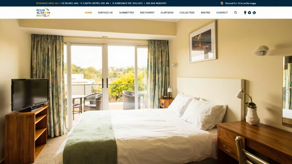 Studio unit with a queen bed, kitchenette and 50-inch smart TV.